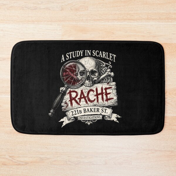 Artikelvorschau, Eine Studie in Scarlet Rache 221B Baker St Sherlock Holmes entworfen und verkauft von Fenay Designs.