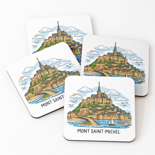 Item preview, Mont Saint Michel France Island Abbey Coastal designed and sold by JackCurtis1991.