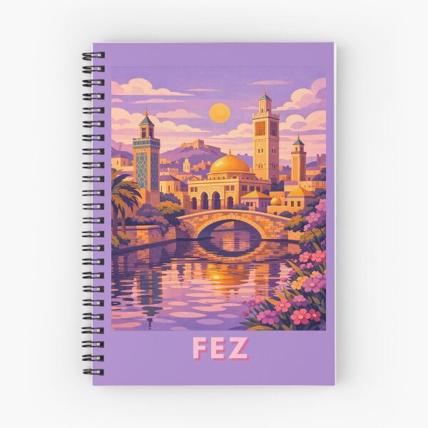 Item preview, Fez Morocco Vintage Travel Poster designed and sold by MatthewHeights.