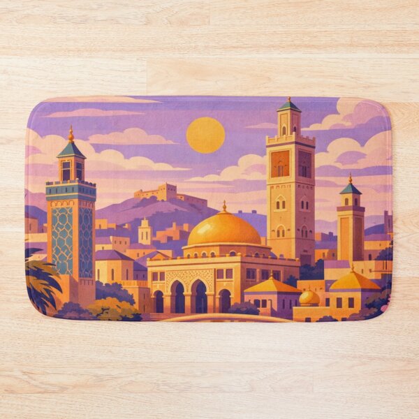 Item preview, Fez Morocco Vintage Travel Poster designed and sold by MatthewHeights.