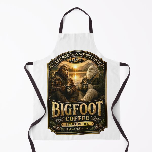 Item preview, Slow Mornings Strong Coffee Bigfoot designed and sold by Bigfoot Fuel Co.