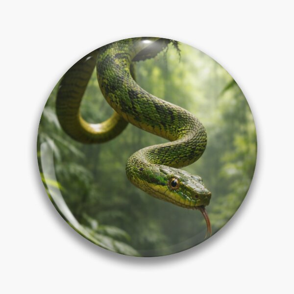 Item preview, Snake descending a tree in the jungle designed and sold by Malisa345.