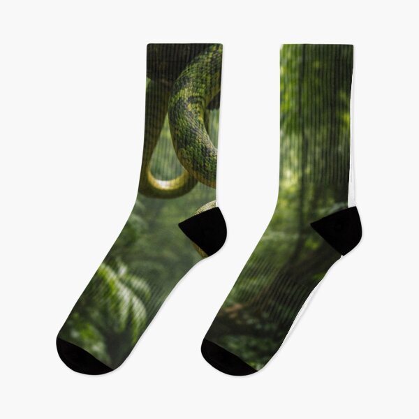 Item preview, Snake descending a tree in the jungle designed and sold by Malisa345.