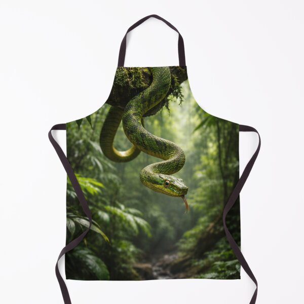 Item preview, Snake descending a tree in the jungle designed and sold by Malisa345.