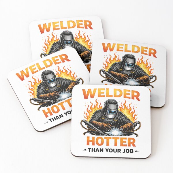 Item preview, Funny Welder Shirt Hotter Than Your Job Welding Humor Blue Collar Worker Gift Welding Life Tee designed and sold by SzyMazDesign.