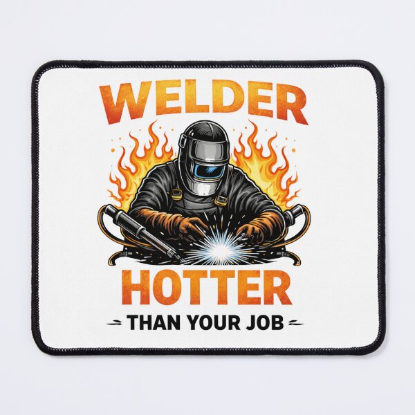 Item preview, Funny Welder Shirt Hotter Than Your Job Welding Humor Blue Collar Worker Gift Welding Life Tee designed and sold by SzyMazDesign.