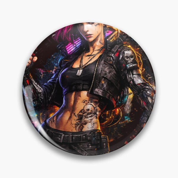 Item preview, cyberpunk girl mantis blades sandevistan cyberpunk 2077 fan art designed and sold by HIGHSQUARE.