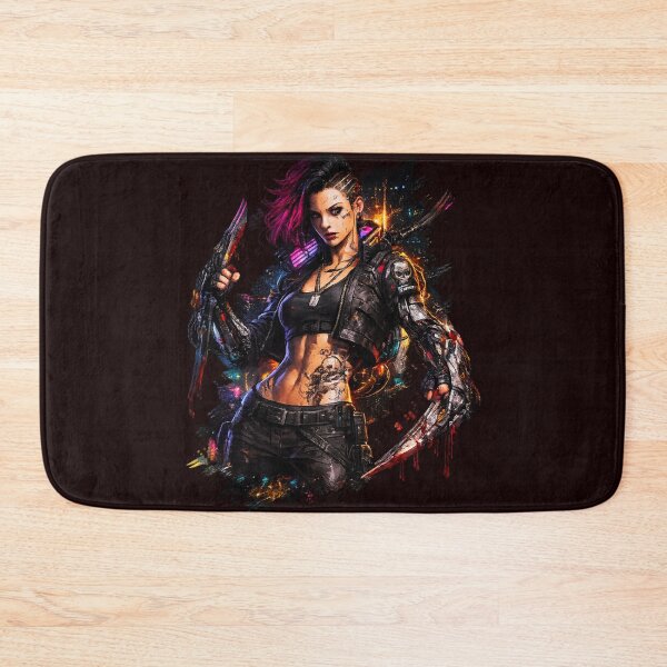 Item preview, cyberpunk girl mantis blades sandevistan cyberpunk 2077 fan art designed and sold by HIGHSQUARE.