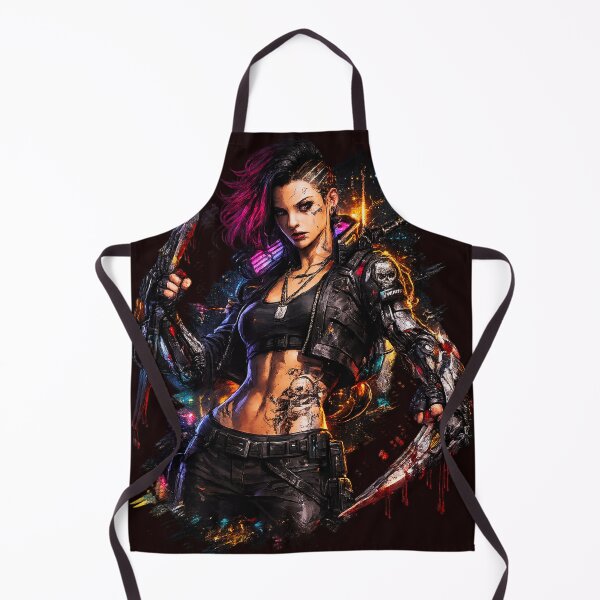 Item preview, cyberpunk girl mantis blades sandevistan cyberpunk 2077 fan art designed and sold by HIGHSQUARE.