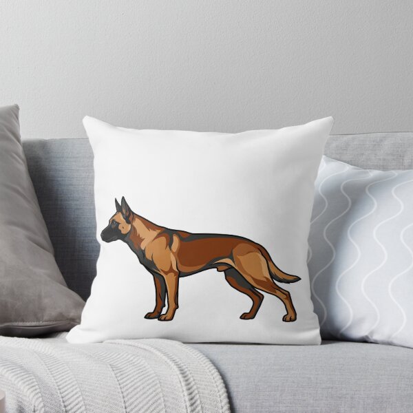 Item preview, Minimalist Belgian Malinois Dog Illustration designed and sold by DigitalGremlin.