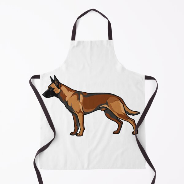 Item preview, Minimalist Belgian Malinois Dog Illustration designed and sold by DigitalGremlin.