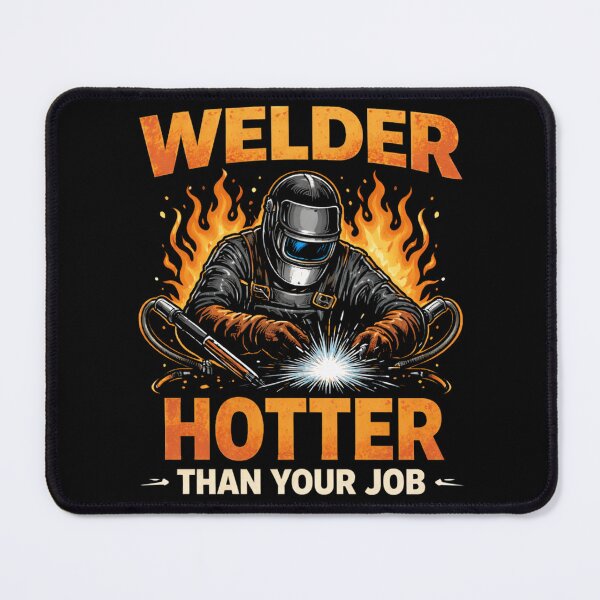 Item preview, Funny Welder Shirt Hotter Than Your Job Welding Humor Blue Collar Worker Gift Welding Life Tee designed and sold by SzyMazDesign.