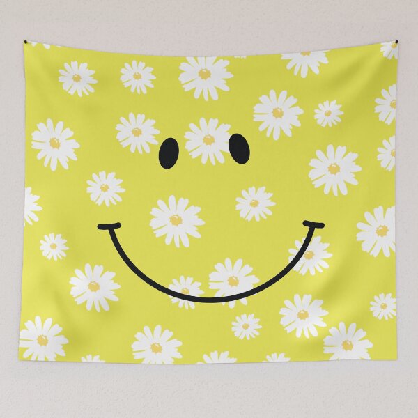 Item preview, Retro Daisy Smile face designed and sold by PMSNshop.