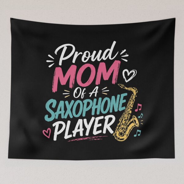 Item preview, Proud Mom Of A Saxophone Player designed and sold by Meandmyshop.