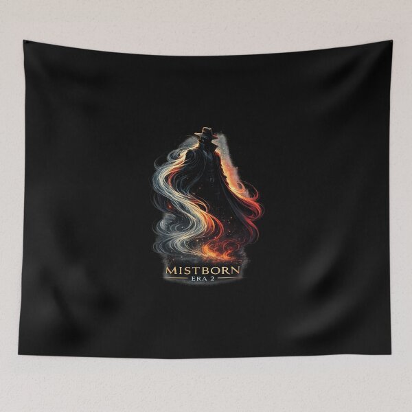 Item preview, Mistborn Era 2 Minimalist Gunslinger – Stylized Mist Cloak Design designed and sold by DogLord.