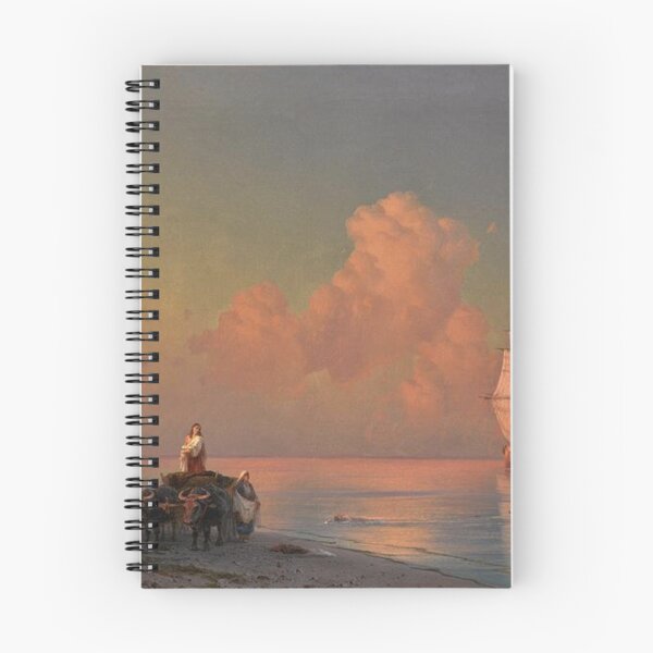 Item preview, Un carro tirado por bueyes en la orilla. designed and sold by SharonTheFirst.