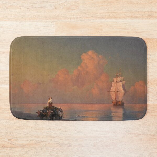 Item preview, An Ox Drawn Cart on the Shore designed and sold by SharonTheFirst.