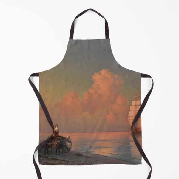 Item preview, An Ox Drawn Cart on the Shore designed and sold by SharonTheFirst.