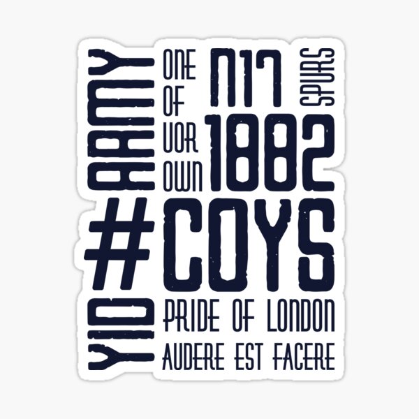 COYS YID ARMY Sticker