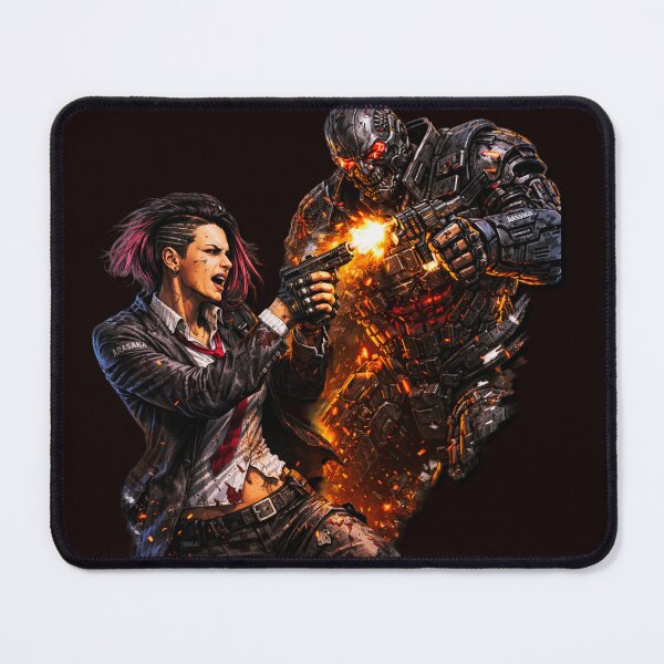 Item preview, cyberpunk valerie vs adam smasher fight cyberpunk 2077 boss battle gun fight designed and sold by HIGHSQUARE.