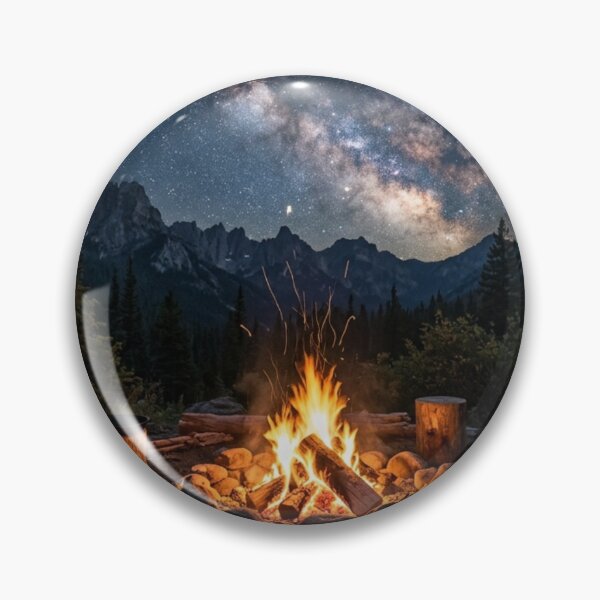 Item preview, A campfire under a starry sky. designed and sold by Malisa345.