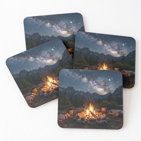 Item preview, A campfire under a starry sky. designed and sold by Malisa345.