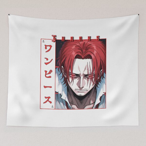 Item preview, Red‑Haired Pirate Warrior Shirt – Scarred Anime Swordsman, Epic Sea Captain Graphic Tee designed and sold by lamiarte.