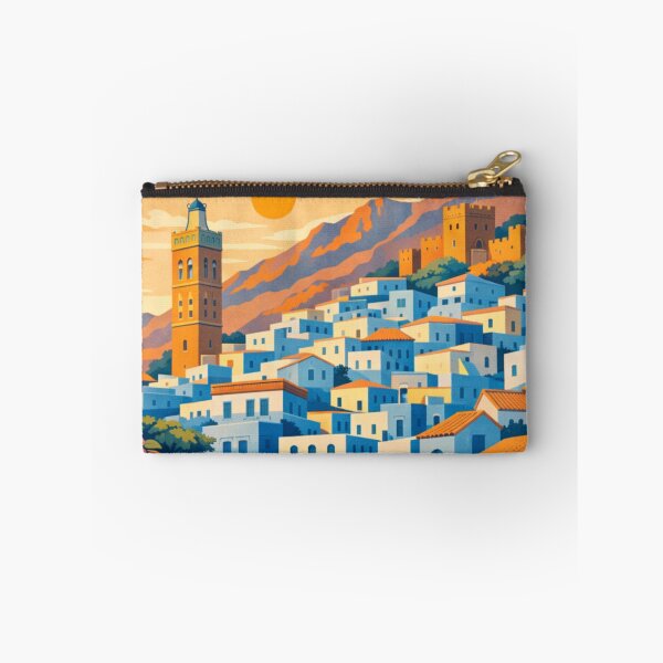 Item preview, Chefchaouen Morocco Vintage Travel Poster designed and sold by MatthewHeights.