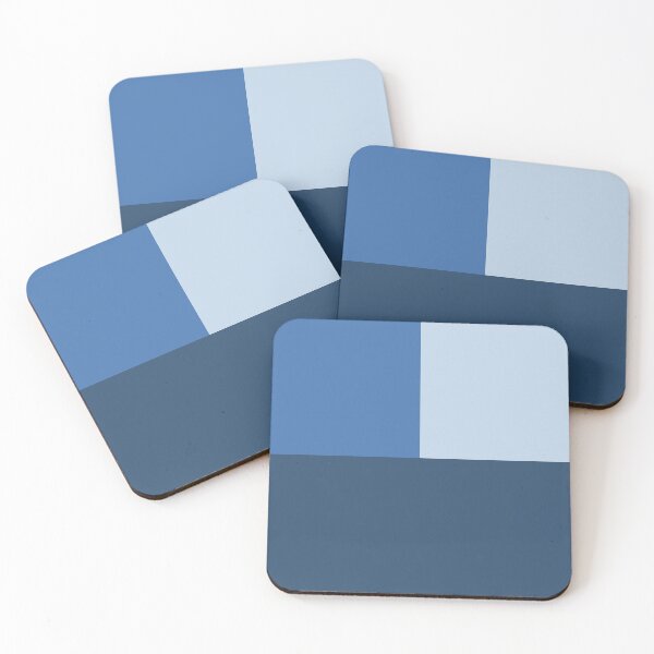 Item preview, Modern Blue Abstract Blocks – Minimalist Geometric Art designed and sold by Claire_Brown.