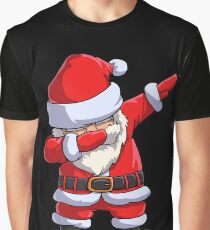 Dabbing Santa T Shirt Claus Christmas Funny Dab X-mas Gifts Kids Boys Girls Men Women Graphic T-Shirt