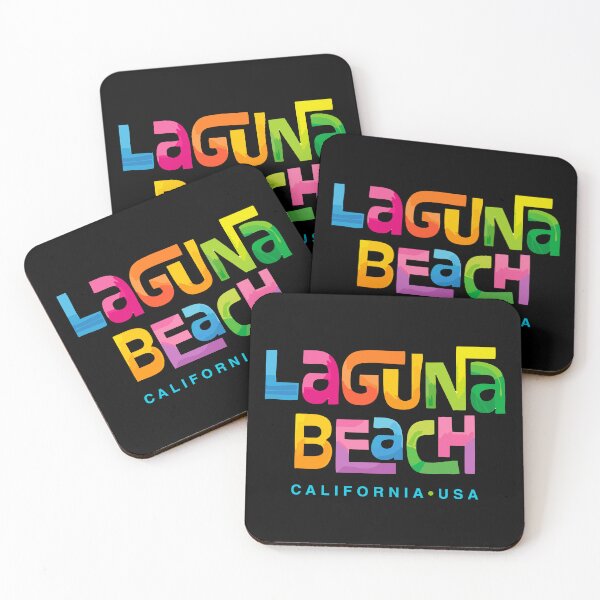 Item preview, Laguna Beach California Retro Typographic Design designed and sold by Futurebeachbum.