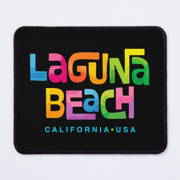 Item preview, Laguna Beach California Retro Typographic Design designed and sold by Futurebeachbum.