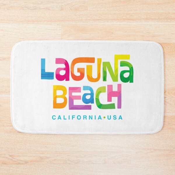 Item preview, Laguna Beach California Retro Typographic Design designed and sold by Futurebeachbum.