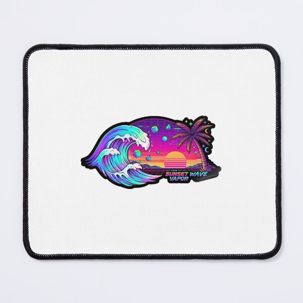 Item preview, Venti Waves Vaporwave Beach Scene Sticker designed and sold by Venti waves.