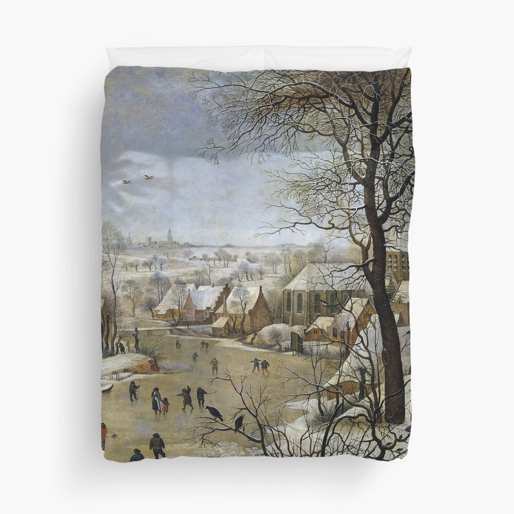 "Winter Landscape With Skaters And Bird Trap - Pieter Bruegel The Elder ...