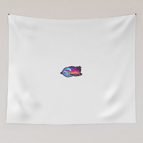 Item preview, Venti Waves Vaporwave Beach Scene Sticker designed and sold by Venti waves.