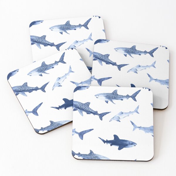Item preview, Sharks pattern designed and sold by xiao xuans.
