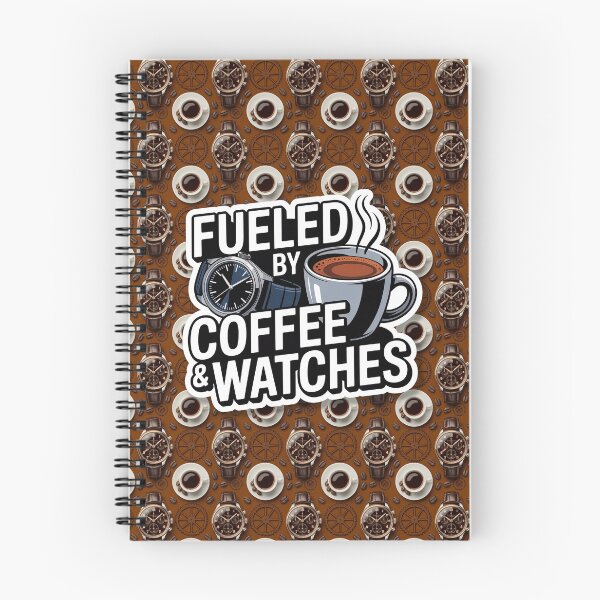 Item preview, Fueled by Coffee and Watches – Watch Enthusiast & Coffee Lover Design designed and sold by WatchesAndMore.
