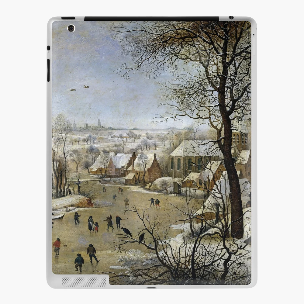 Winter Landscape with Skaters and Bird Trap - Pieter Bruegel the Elder  iPad Case & Skin for Sale by themasters | Redbubble