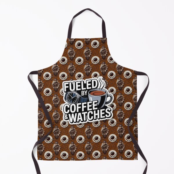 Item preview, Fueled by Coffee and Watches – Watch Enthusiast & Coffee Lover Design designed and sold by WatchesAndMore.