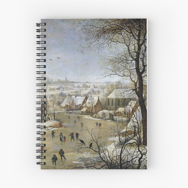 Item preview, Winter Landscape with Skaters and Bird Trap - Pieter Bruegel the Elder designed and sold by themasters.