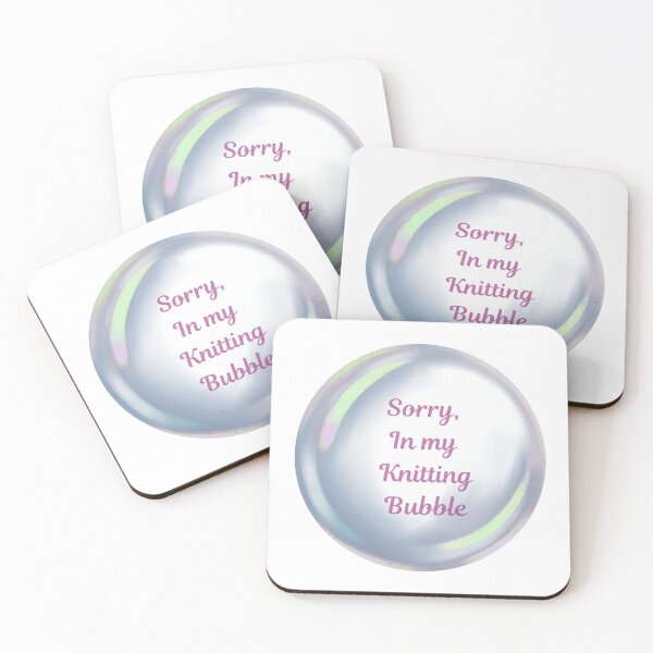 Item preview, Sorry, in my knitting bubble designed and sold by serenebookworm.