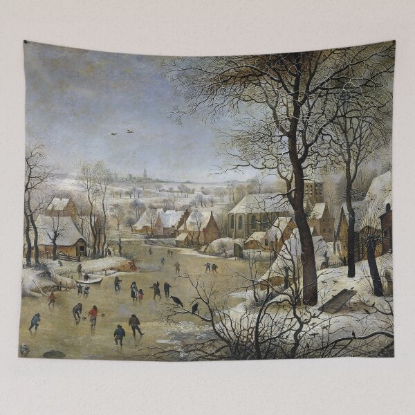 Item preview, Winter Landscape with Skaters and Bird Trap - Pieter Bruegel the Elder designed and sold by themasters.