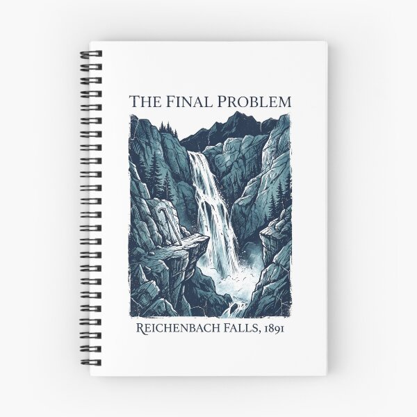 Item preview, The Final Problem Reichenbach Falls 1891 Sherlock Holmes designed and sold by Fenay Designs.