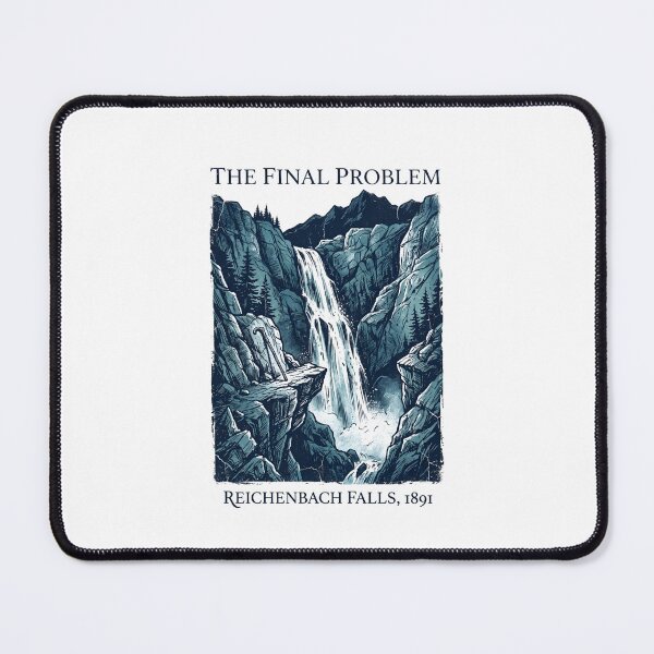 Item preview, The Final Problem Reichenbach Falls 1891 Sherlock Holmes designed and sold by Fenay Designs.