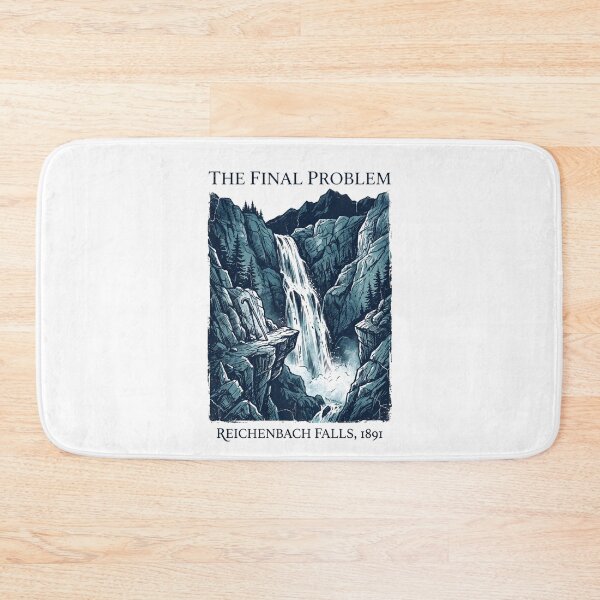 Item preview, The Final Problem Reichenbach Falls 1891 Sherlock Holmes designed and sold by Fenay Designs.