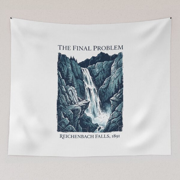 Item preview, The Final Problem Reichenbach Falls 1891 Sherlock Holmes designed and sold by Fenay Designs.
