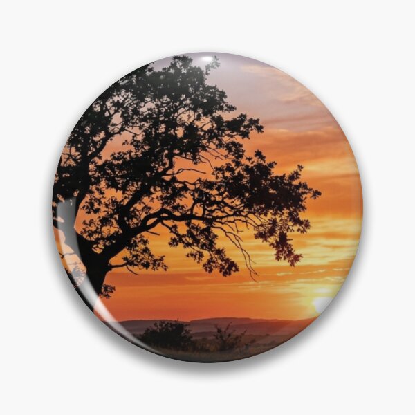 Item preview, Silhouette of a lone tree at sunset. designed and sold by Malisa345.