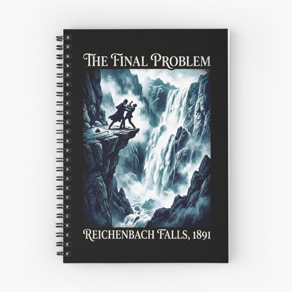 Item preview, The Final Problem Reichenbach Falls 1891 Sherlock Holmes designed and sold by Fenay Designs.
