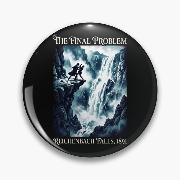 Item preview, The Final Problem Reichenbach Falls 1891 Sherlock Holmes designed and sold by Fenay Designs.